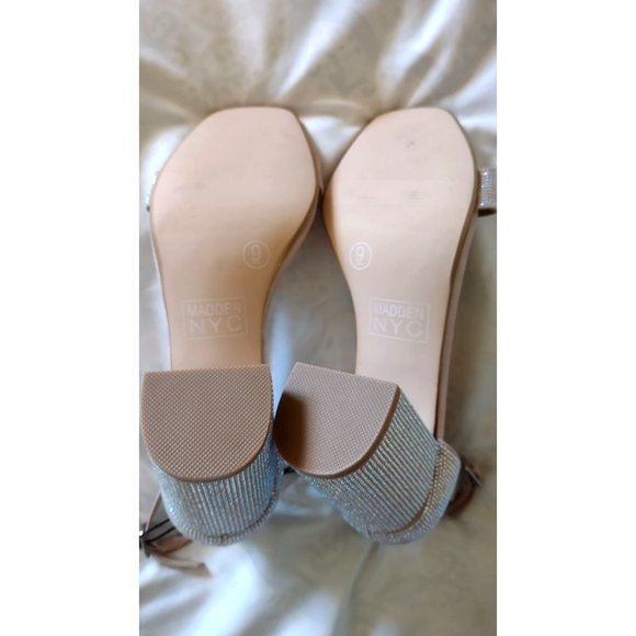 Madden NYC ankle strap heels size 9 antimocrobial comfort foam insoles - Picture 8 of 8